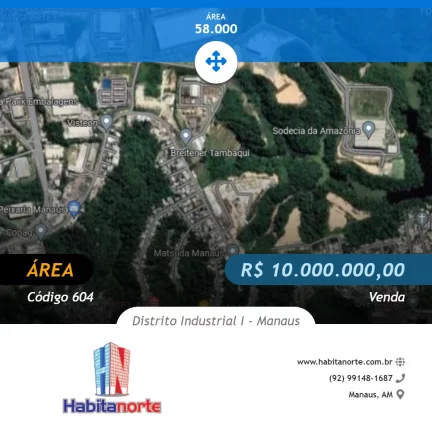DISTRITO INDUSTRIAL VENDA DE TERRENO COM 58.000M² PRÓXIMO A VARIAS FÁBRICAS