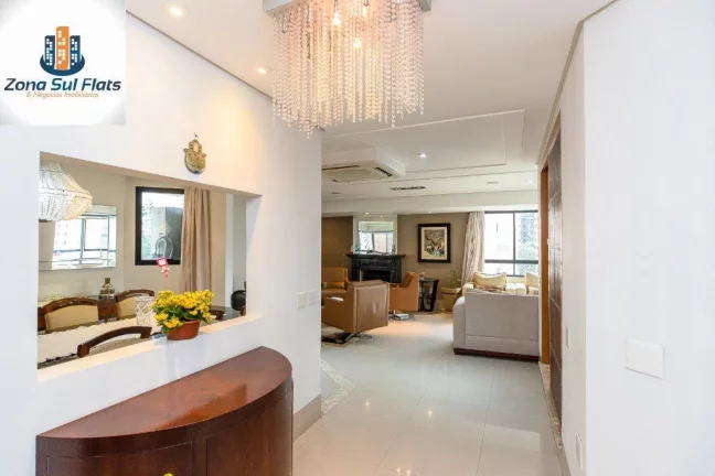 Imagem Apartamento à Venda Em Moema Pássaros Com 4 Dormitórios Sendo 3 Suítes e 3 Vagas