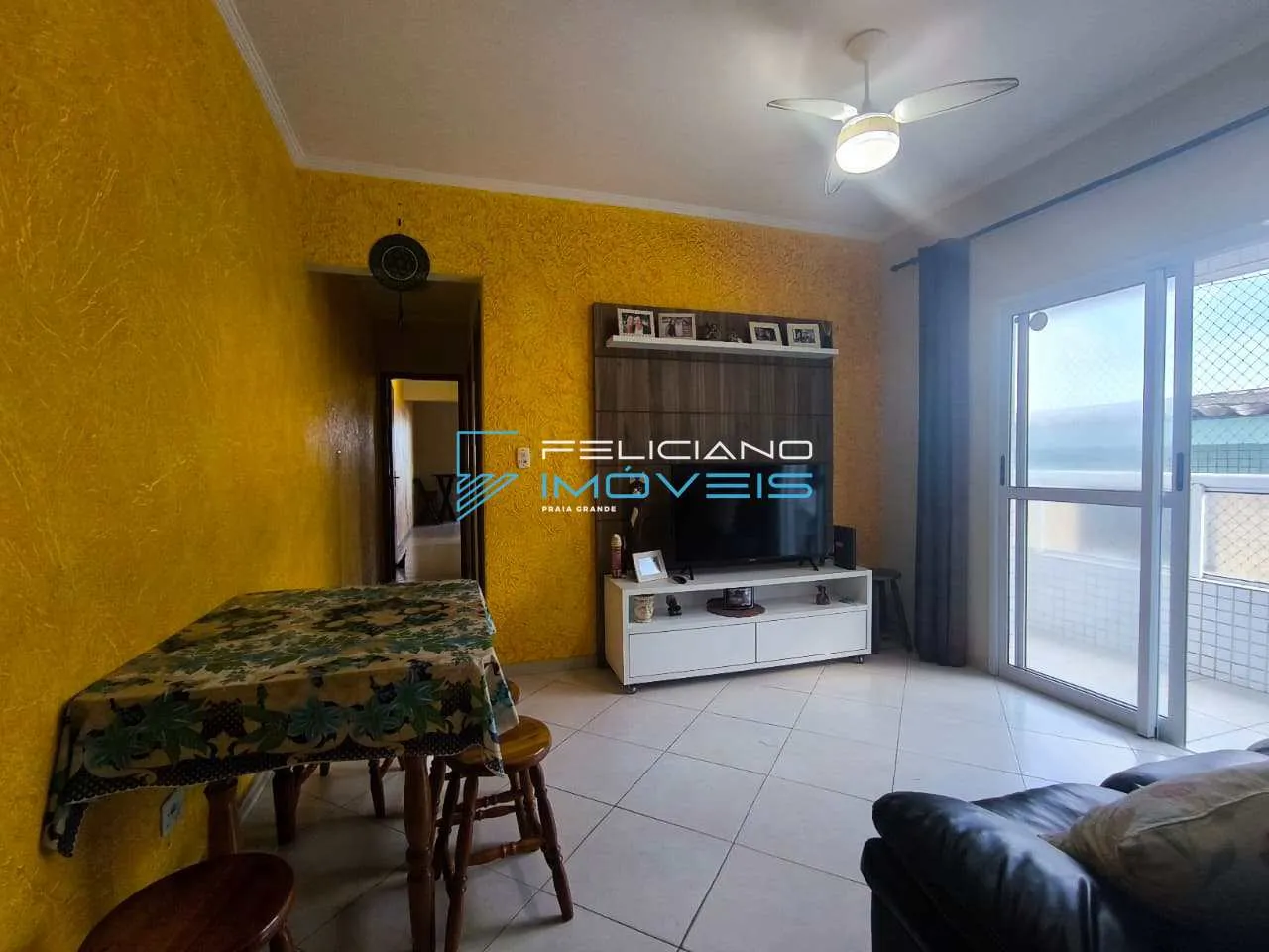 Imagem Apartamento com 2 quartos, Caiçara, Praia Grande - R$ 600 mil, Cod: 7455