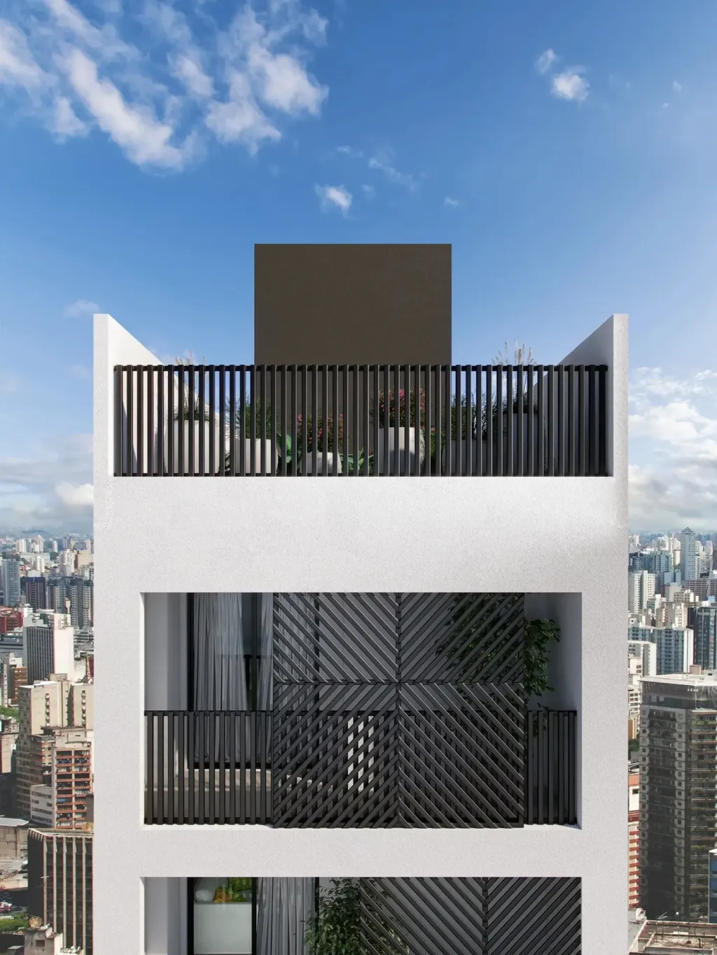 Imagem Com conceito de prédio boutique, o ITA 173 nasce como um empreendimento de torre única que une art...
