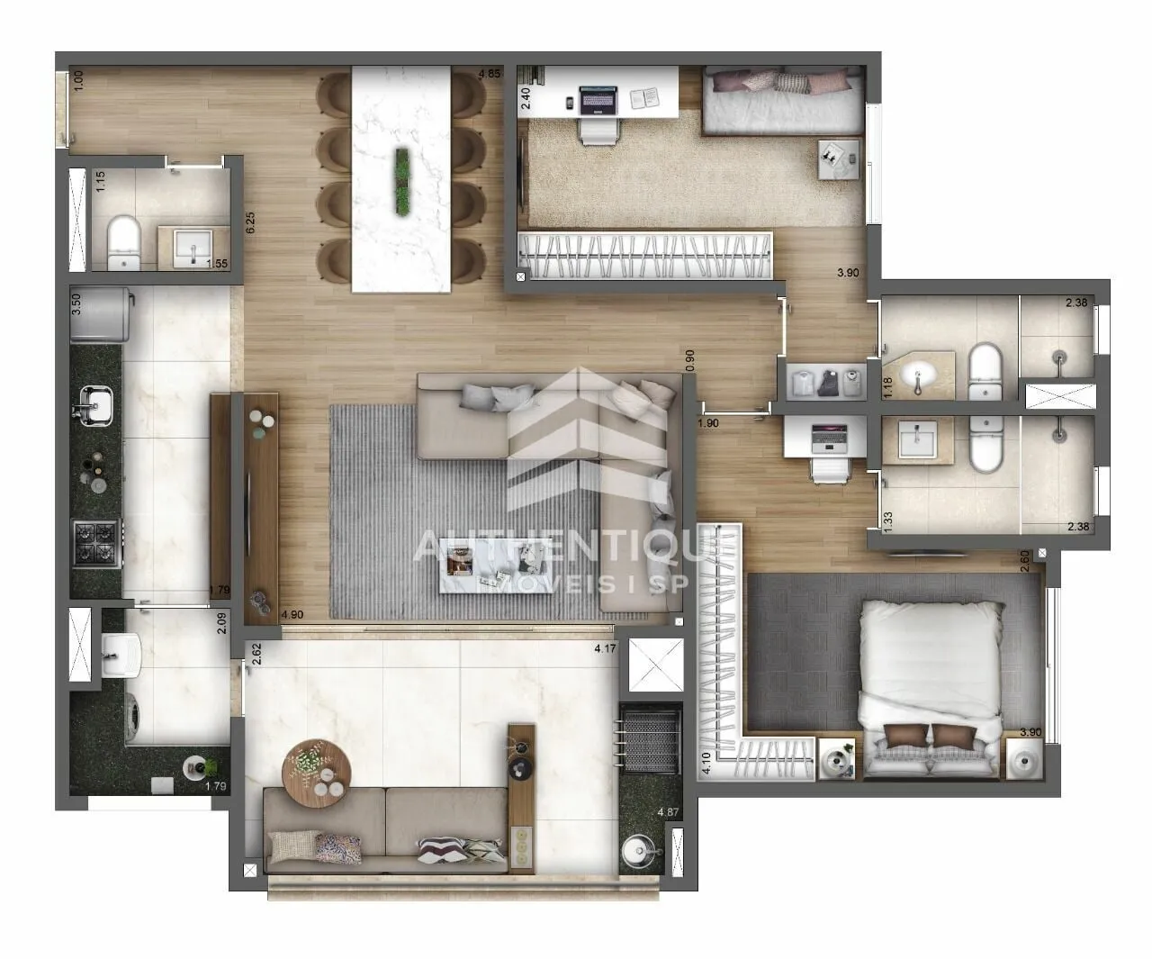 Imagem Living Grand Wish Vila Leopoldina - Apartamento à venda no bairro Vila Leopoldina - São Paulo/SP, Zona Oeste