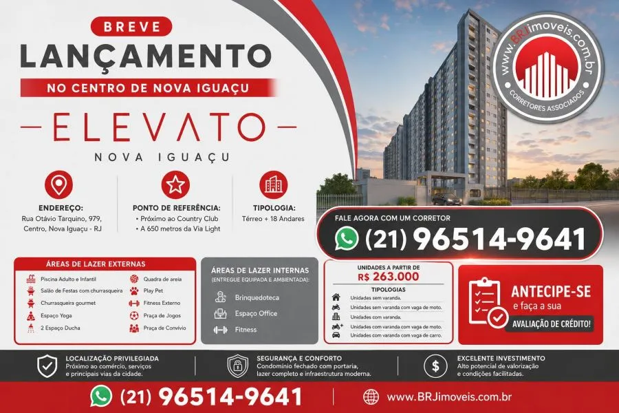 Imagem Apartamento a Venda no bairro Centro - Nova Iguaçu, RJ