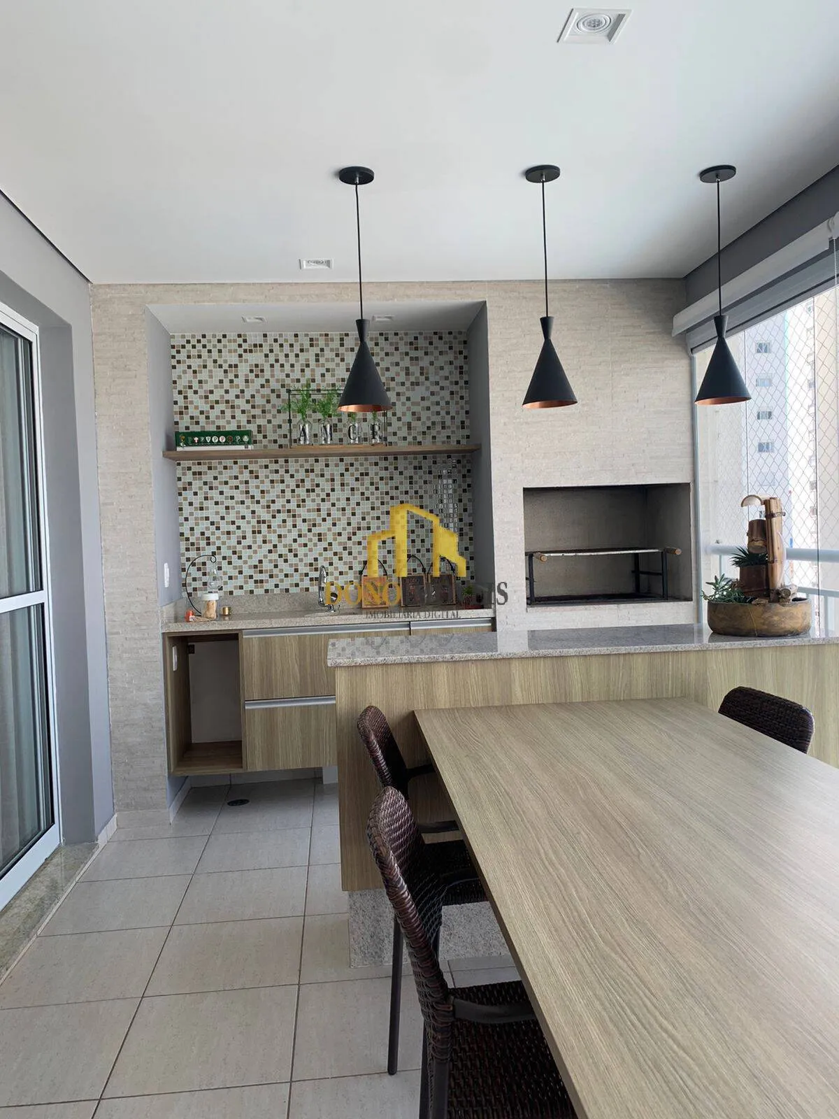 Imagem Apto 155 m² 3 suítes 3 vagas vista piscina Domo Life Centro SBC