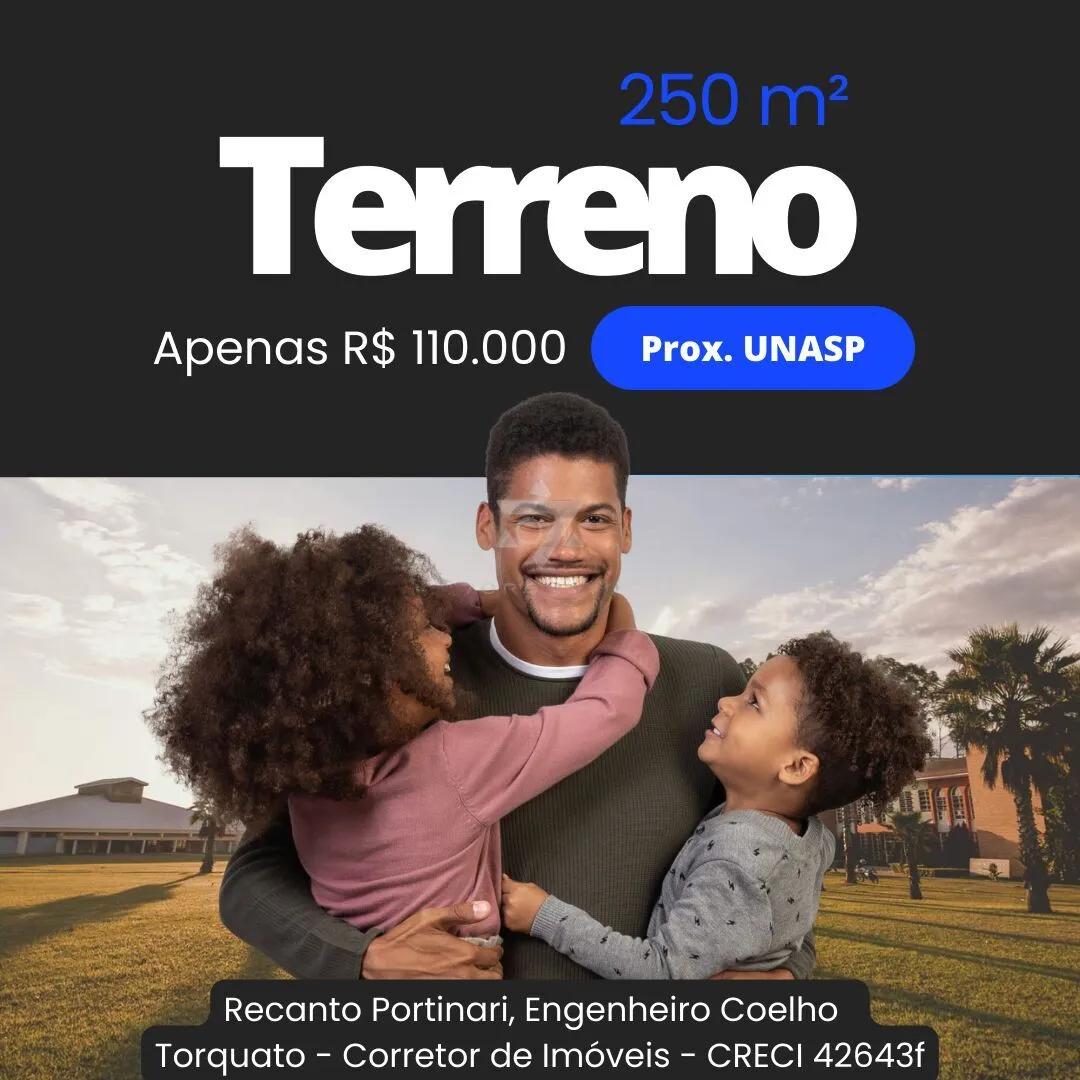 Imagem Terreno Recanto Portinari - Próximo UNASP