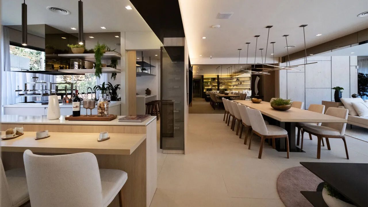 Imagem Apartamento com 4 Suítes e 3 vagas , Double View e Vista Panorâmica em um Novo Ícone de Luxo
