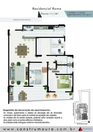 Imagem Apartamento com 3 dormitórios à venda, 107,68 m² a partir de R$ 707.608,00 - Aviação - Praia Grande/SP