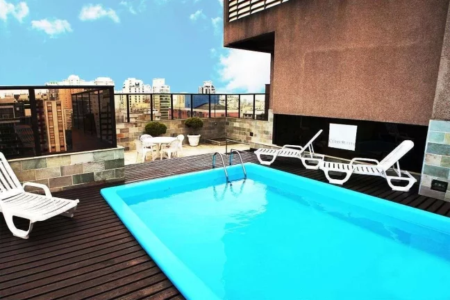 Imagem Flat disponível para venda no Flat London Residence Service no Jardim Paulista, com 42m², 1 dormitório e 1 vaga de garagem