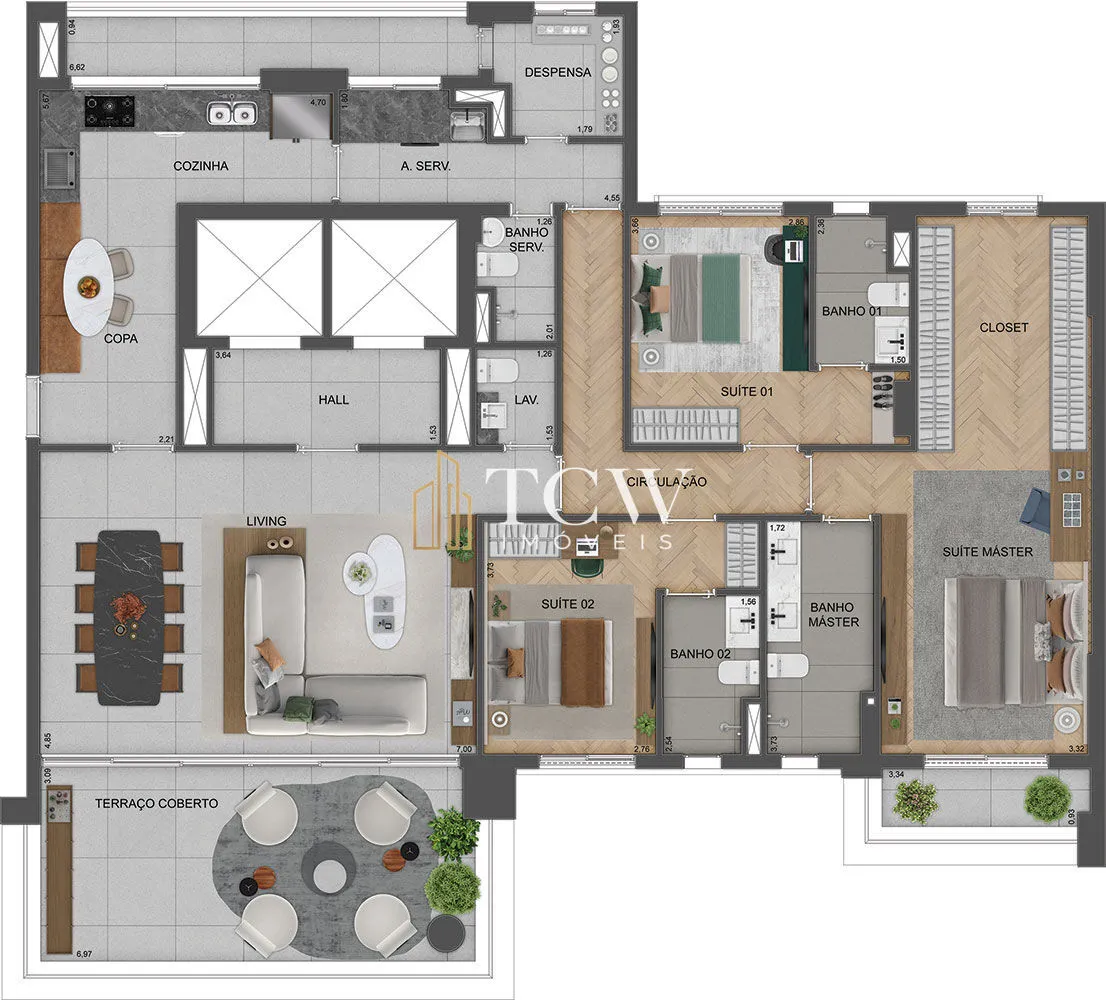 Imagem Apartamento à venda no bairro Moema - São Paulo/SP, Zona Sul