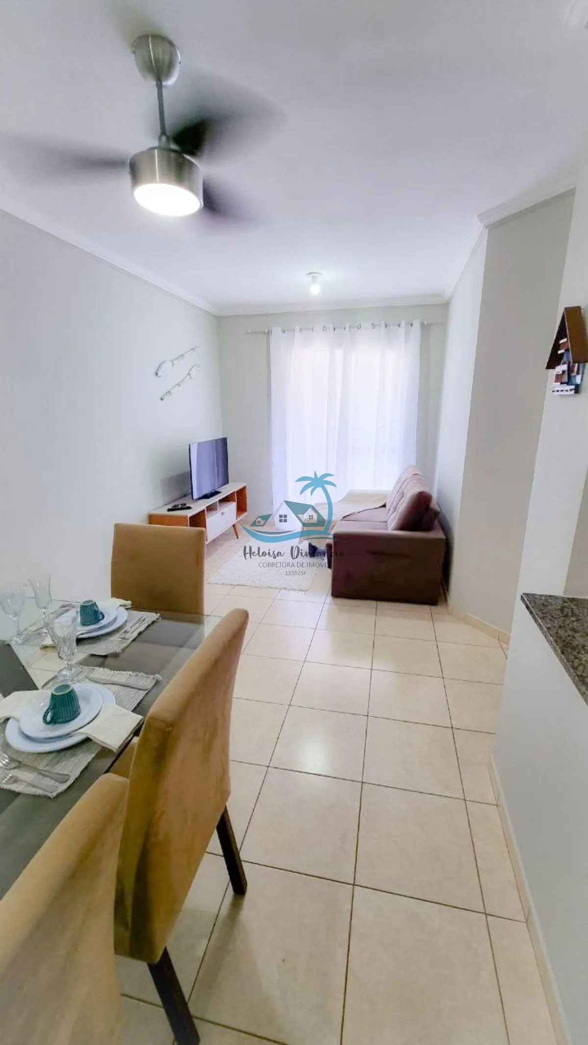 Imagem Excelente apartamento com 65m², 2 dormitórios e 2 vagas de garagem à venda no Itaguá em Ubatuba