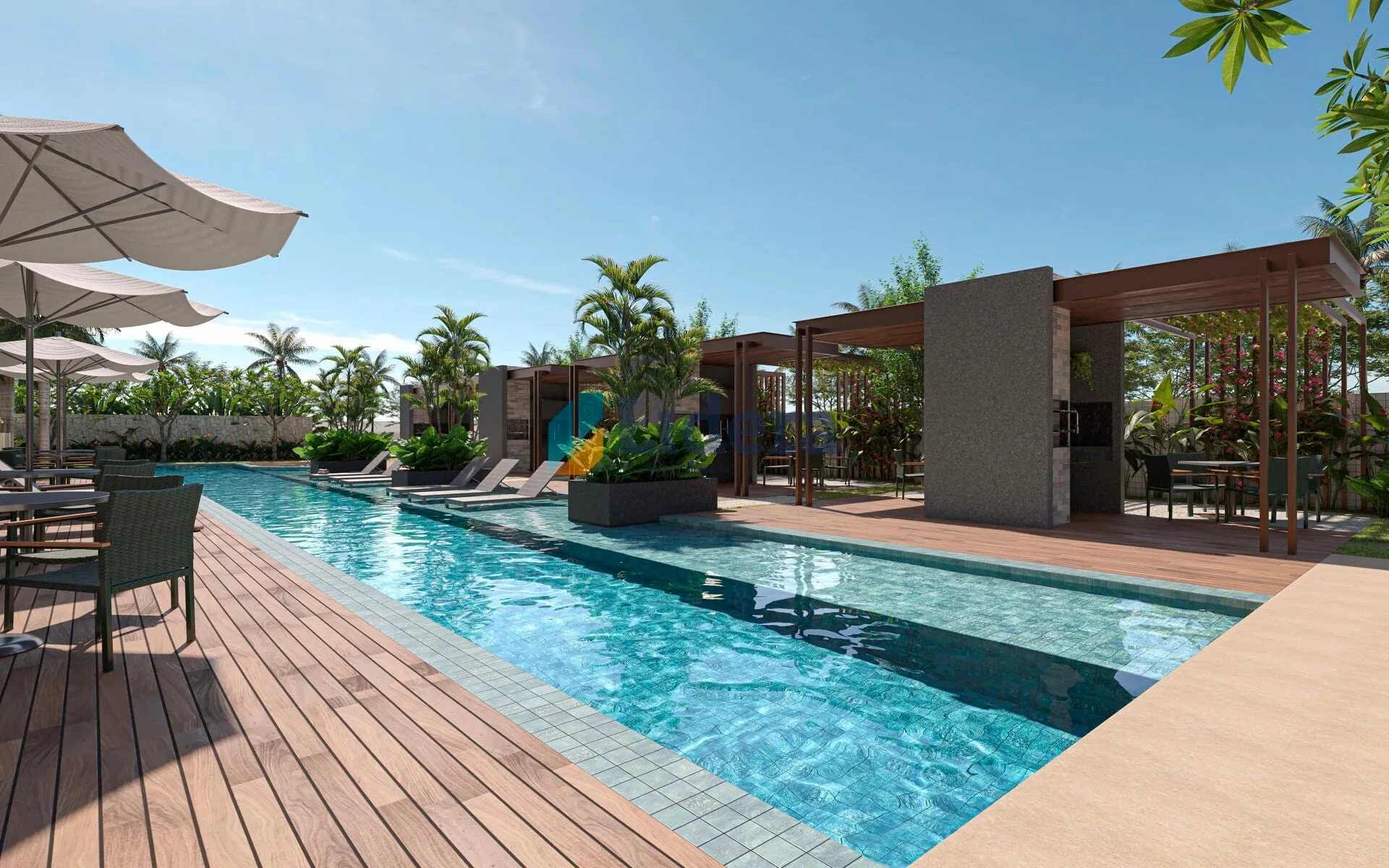 Imagem Apto Alto Padrão - 2 Quartos - 1 suite - 57m² - em Ponta de campina, Cabedelo/PB