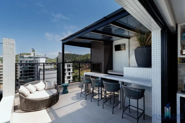 Imagem Cobertura Duplex para Venda em Itajaí, Praia Brava de Itajaí, 4 dormitórios, 4 suítes, 5 banheiros, 4 vagas