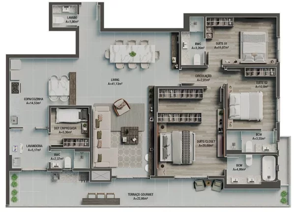 Imagem APARTAMENTO RESIDENCIAL em FLORIANÓPOLIS - SC, CENTRO
