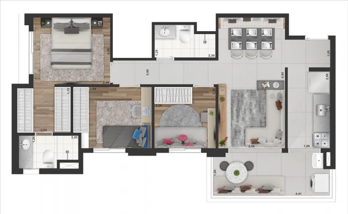 Imagem Apartamento com 2 Quartos à Venda, 52 m² em Indianópolis - São Paulo
