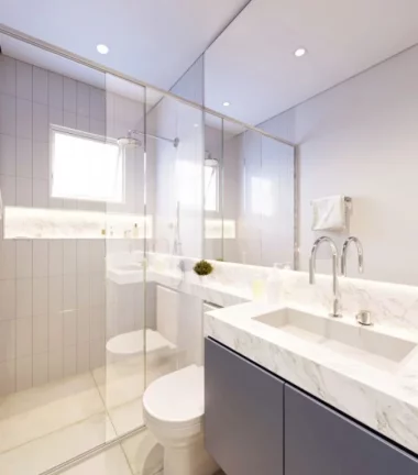 Imagem OPORTUNIDADE INCRÍVEL!!! Apartamento decorado com 2 dormitórios com suíte na Guilhermina!