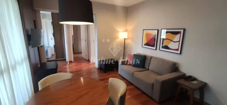 Foto do imóvel Flat disponível para venda no Gran Estanconfor Veranda Berrini, com 60m², 2 dormitórios e 1 vaga em Rua Ribeiro do Vale