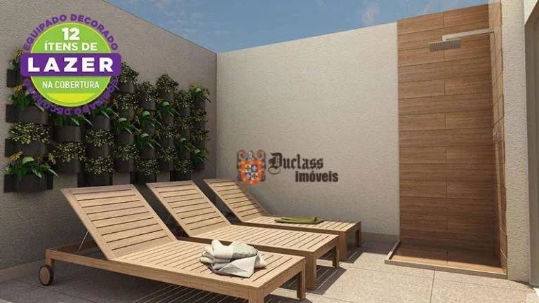 Imagem Apartamento com 2 dormitórios à venda, 39 m² por R$ 281.089 - Vila Sacadura Cabral - Santo André/SP
