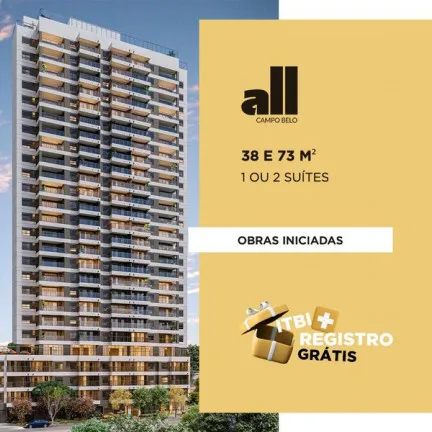 Foto do imóvel Apartamento com 2 Quartos à Venda, 73 m² em Brooklin Paulista - São Paulo