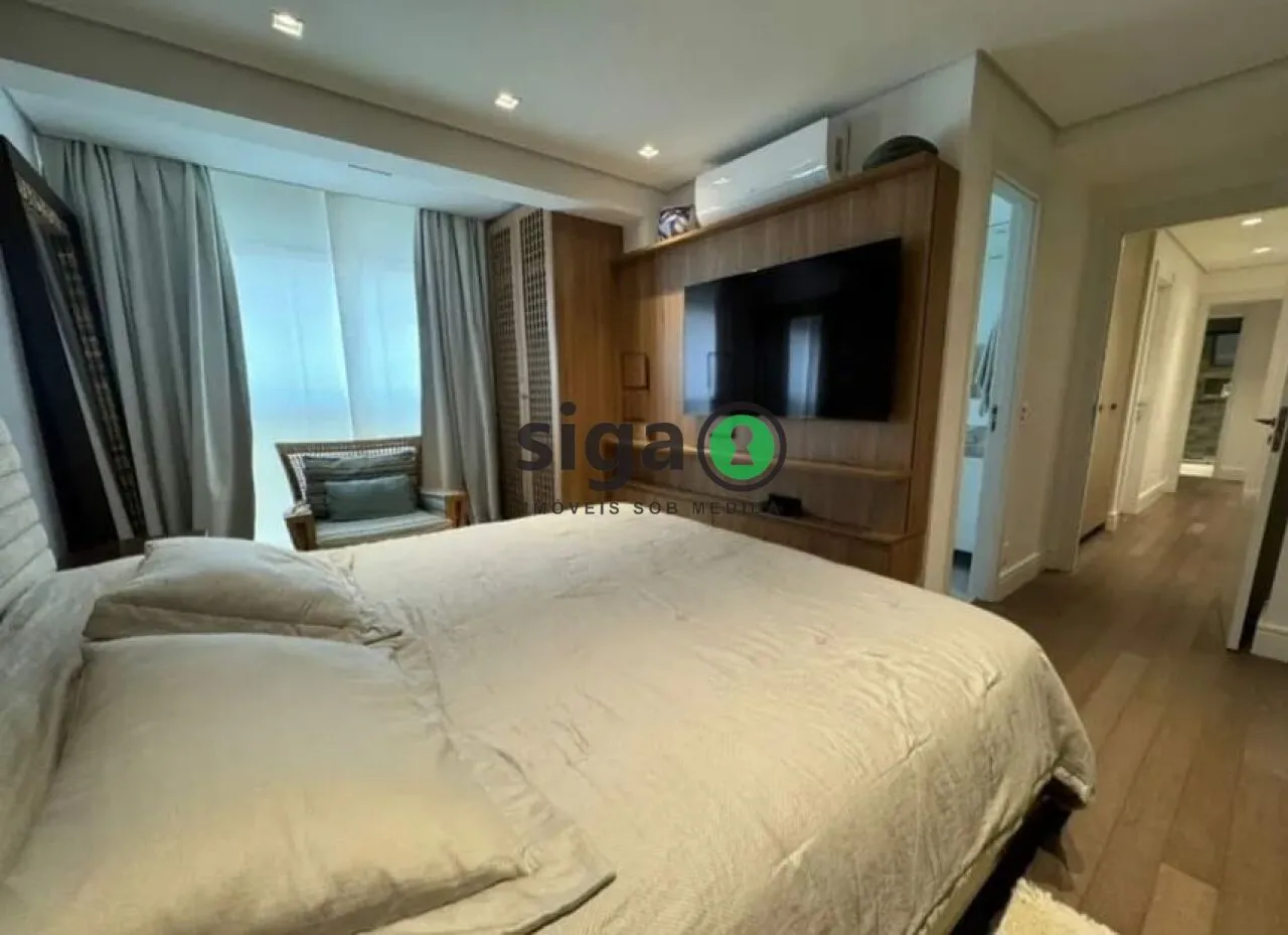 Imagem Apartamento à venda no Brooklin - 157 m² | 3 suítes | Varanda gourmet | Alto padrão