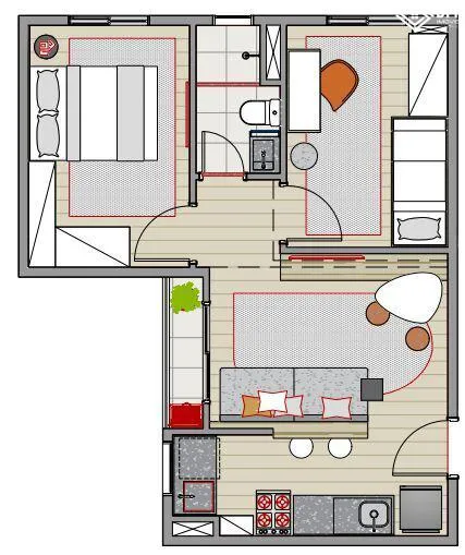 Imagem Apartamento com 2 Dormitorio(s) localizado(a) no bairro Porteira Preta em Mogi das Cruzes / Mato Grosso do Sul Ref.:DE42123