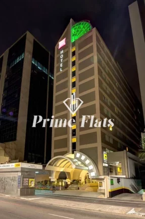 Imagem Flat disponível para venda no Hotel íbis Paulista, com 18m², 1 dormitório e 1 vaga