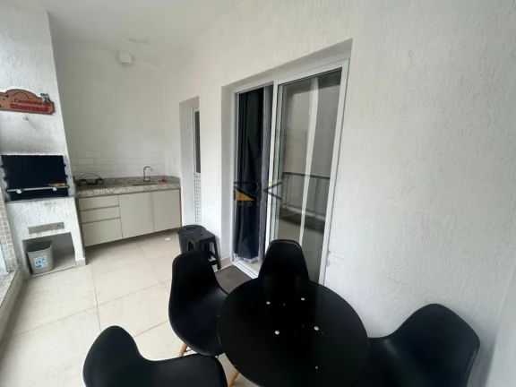Imagem APARTAMENTO PRAIA GRANDE COM 2 DORMITÓRIOS SENDO 1 SUÍTE,SALA DE ESTAR E COZINHA