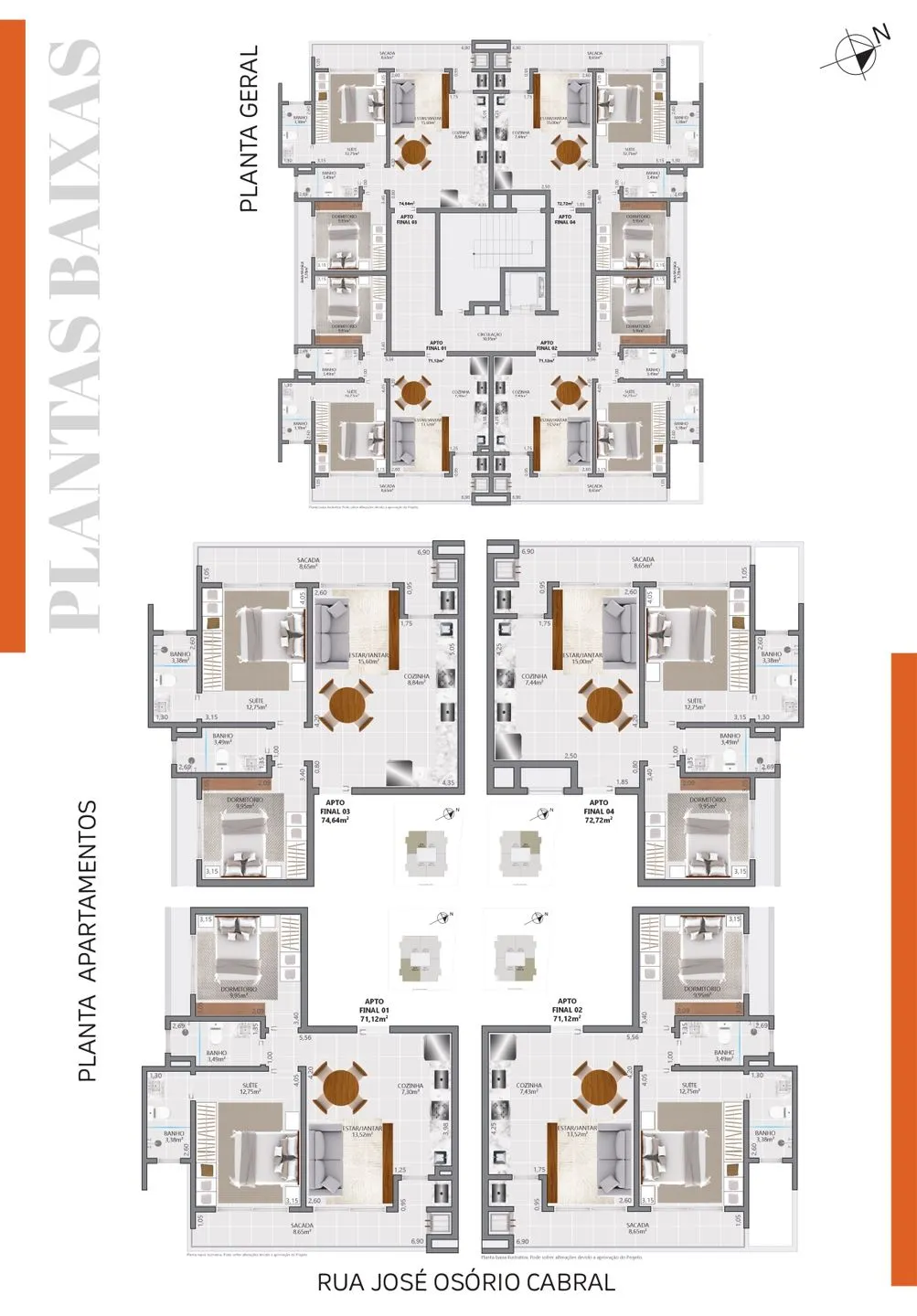 Imagem Apartamento à venda em Torres, Centro, com 2 quartos, 74.64m2