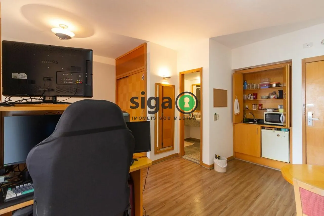 Imagem Apartamento mobiiliado de 30m² para locação na Alameda Lorena - Jd. Paulista - São Paulo/SP