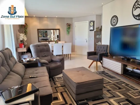 Imagem Apartamento Alto Padrão à Venda No Brooklin Com 3 Suítes, Varanda Gourmet e 2 Vagas