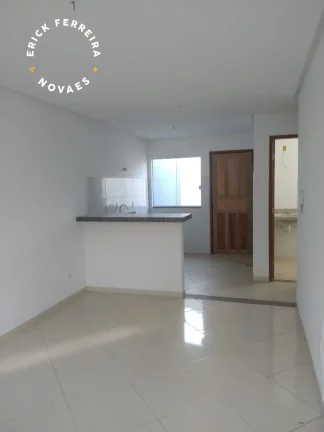 Imagem Casa Duplex Condomínio fechado composta de 2 quartos sendo uma suíte com varanda no bairro Itapebussu