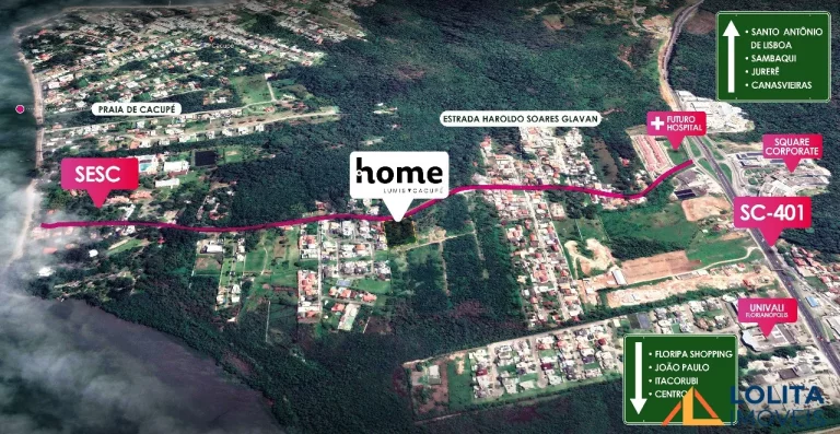 Imagem HOME CACUPÉ: Apartamentos à venda Pronto Para Morar em Florianópolis/SC