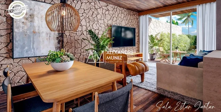 Imagem Vizcaya The House, condomínio de praia, Flecheiras-CE. Lofts com 3 suítes.