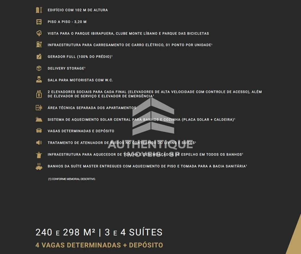 Imagem Park Avenue Ibirapuera - Apartamento à venda em São Paulo/SP