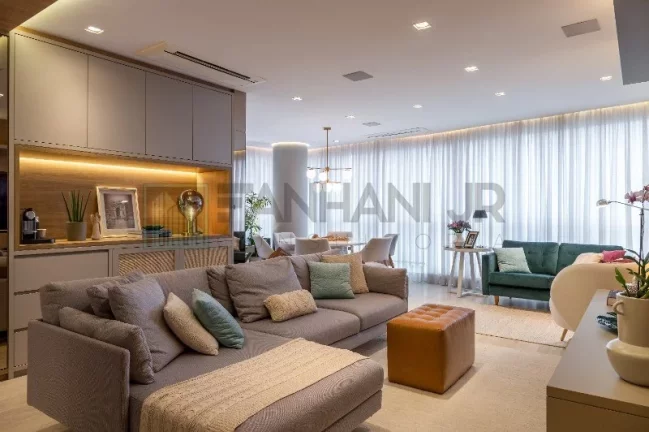 Imagem Apartamento de luxo à venda em São Paulo-SP, Vila Nova Conceição: 3 quartos, 3 suítes, 3 salas, 4 banheiros, 3 vagas, 168m².