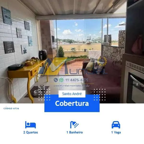 Imagem Cobertura à Venda no Parque Capuava - Santo André | 95m²