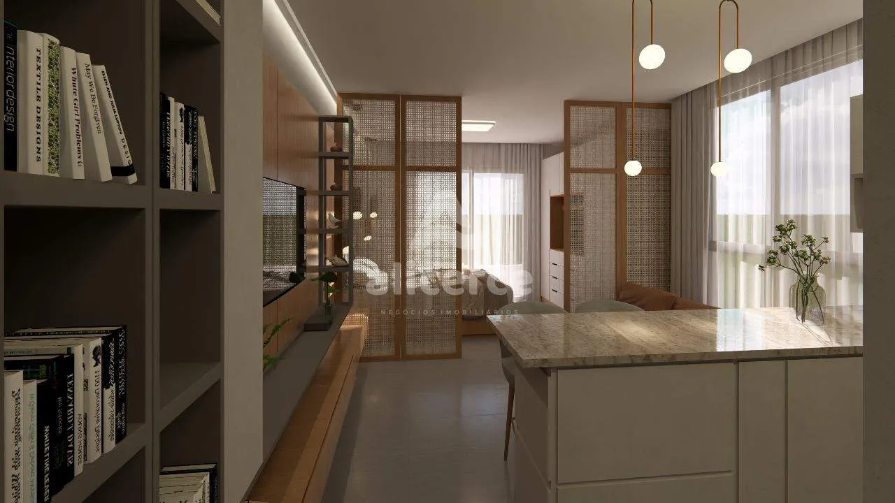 Imagem Apartamento 1 dorm. com suíte, Canasvieiras (Florianópolis) com 1 vaga, entrada parcelada e financiamento