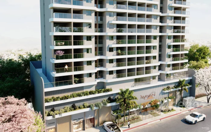 Imagem Lançamento Mayan, Todos os apartamentos de frente para o mar