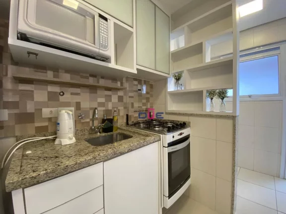 Imagem Apartamento com 1 dormitório para alugar, 56 m² por R$ 5.400,00/mês - Boqueirão - Santos/SP