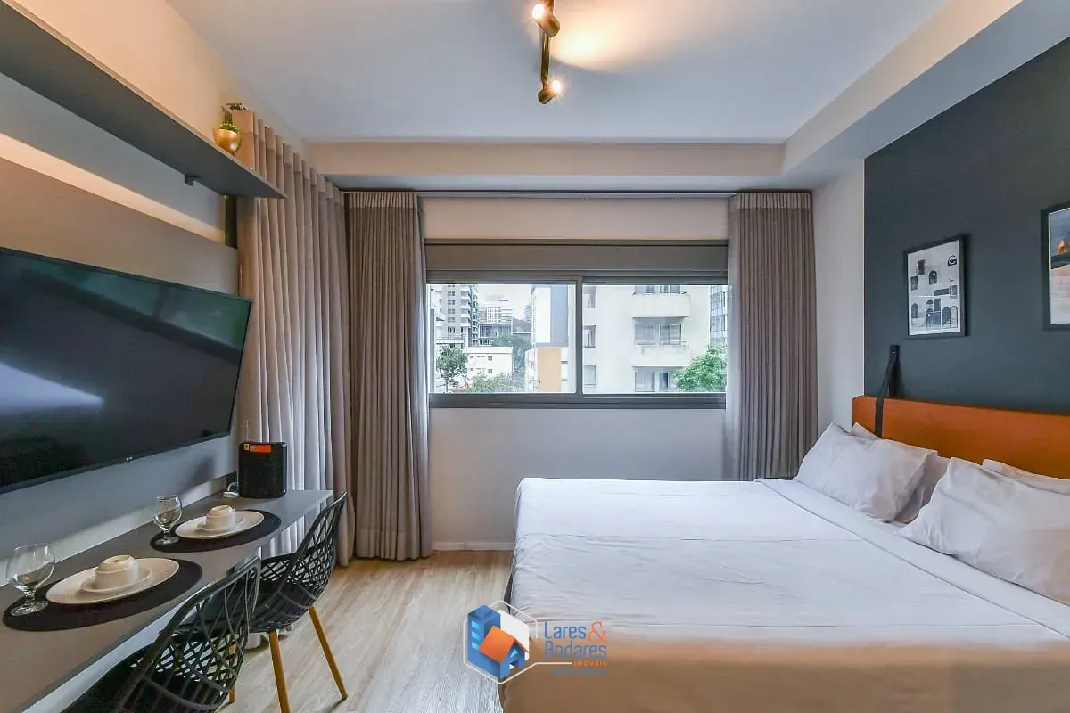 Imagem Flat para venda em Pinheiros com 1 quarto, sendo 1 suíte, 27m²