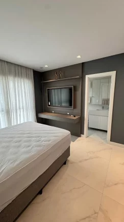 Imagem Apartamento vista mar com 2 suítes e 2 vagas de garagem na Praia Brava em Itajaí/SC