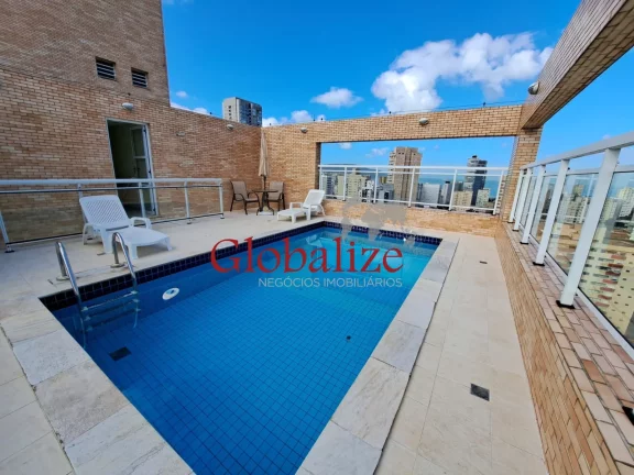 Imagem Aparatmento à venda com 106m², 2 suítes, 2 vagas, laser completo por R$1.095.000,00 no Gonzaga em Santos