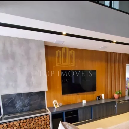 Imagem SOBRADO LUXUOSO EM CONDOMÍNIO FECHADO – 279m² | ALTO PADRÃO | VISTA LIVRE | PISCINA | SJC