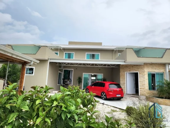 Imagem Casa a venda, 03 quartos c/suíte, 08 vagas, edícula, piscina em São José dos Pinhais PR