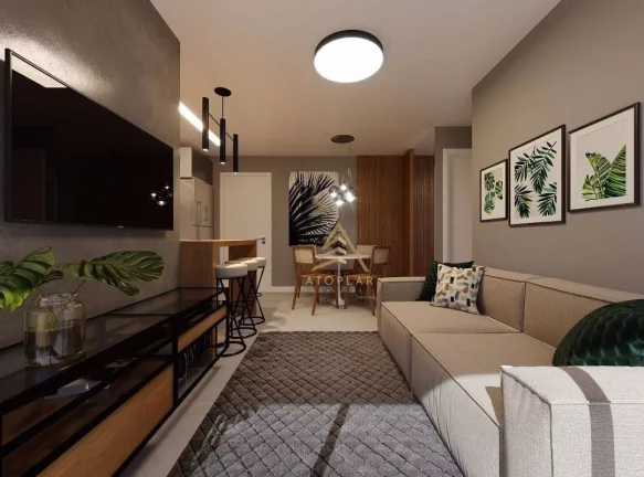 Imagem Apartamento com 2 dormitórios à venda, 58 m² por R$ 692.000,00 - Tabuleiro - Camboriú/SC