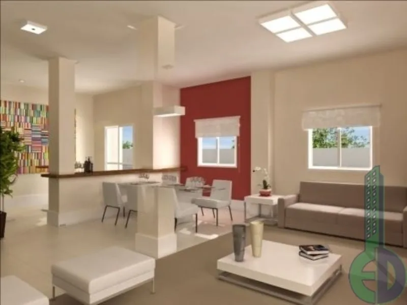 Imagem Apartamento à venda em Santo André - Vila Homero Thon 2 quartos, 1 banheiro, 1 vaga 52 m² Edifício Mérito