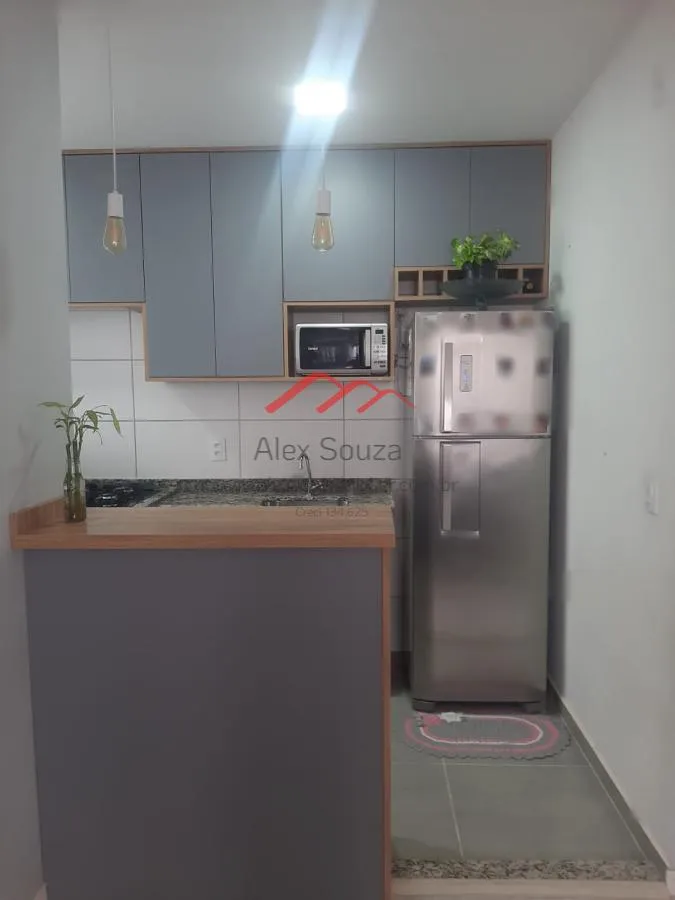 Imagem Apartamento para Venda em Hortolândia, Loteamento Adventista Campineiro, 2 dormitórios, 1 suíte, 2 banheiros, 1 vaga