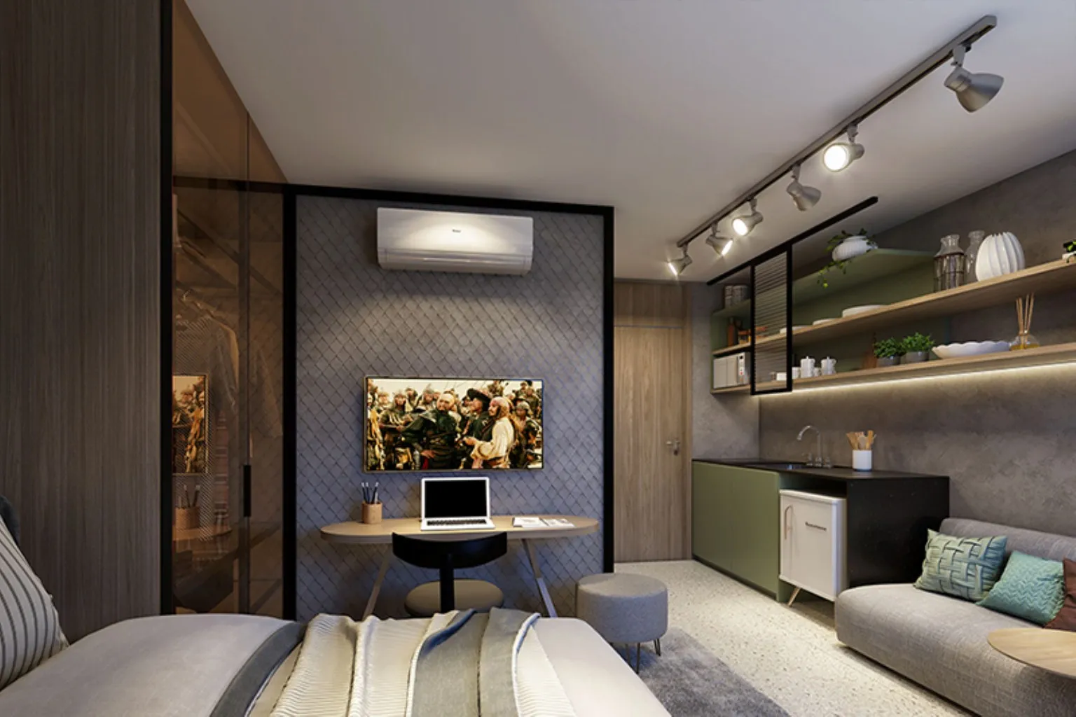 Imagem Studio de 1 quarto à venda em condomínio de luxo em Perdizes, São Paulo-SP: Condomínio W Be Perdizes