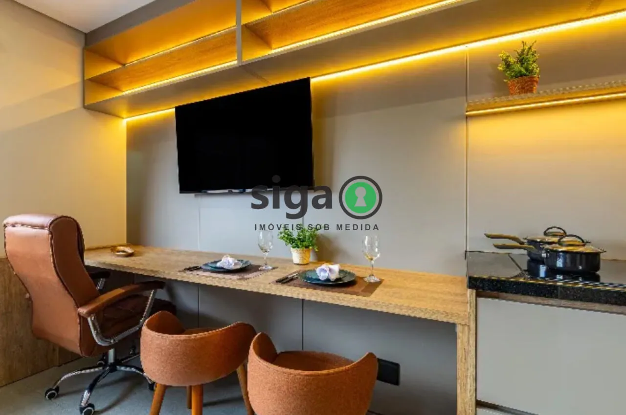 Imagem Studio mobiliado de 25m² à venda na Vila Olímpia