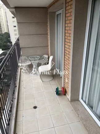 Imagem Flat disponível para locação no Condomínio Edifício Diogo Home Boutique na Vila Nova Conceição, com 48m², 1 dormitório e 1 vaga