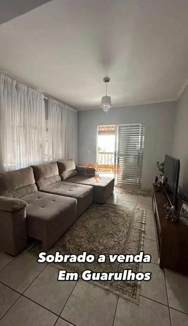 Imagem Sobrado com 2 dormitórios à venda, 216 m² por R$ 630.000,00 - Jardim Monte Carmelo - Guarulhos/SP