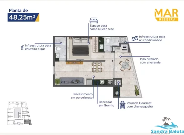 Imagem Mar Ribeira/Lofts no Saco da Ribeira